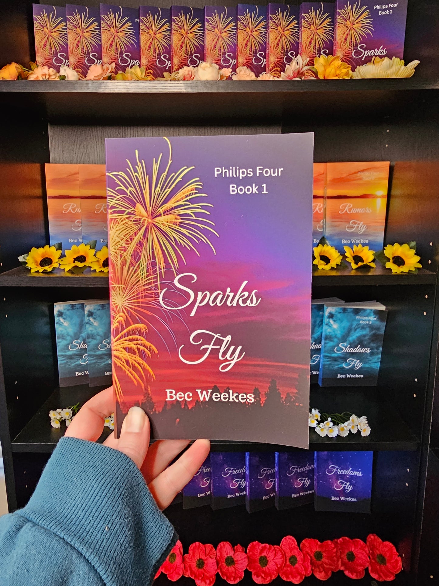 Sparks Fly Paperback (Philips Four Book 1) - Signed
